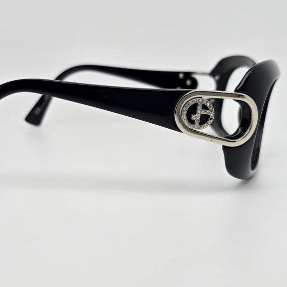 Giorgio Armani GA654/S D28BN Black Rhinestone Sunglasses Frame w Case Italy 57mm main image 14